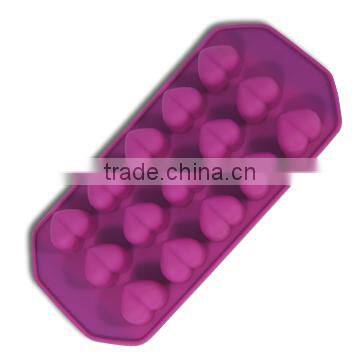 Bpa Free Silicone Rubber Ice Mold With 15 Cavity Love Heart Shape photo-4
