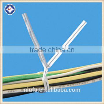 PE/PVC Plastic Coated Single Metal Wire Twist Tie for Wire Cable photo-5