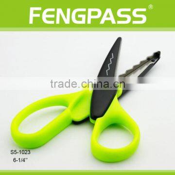 S5-1023 6.25 Inch 2Cr13 Stainless Steel Blade With Colorful Plastic Handle Kids Scissors photo-3