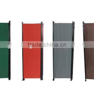 Red 4 Pieces Folding Screen With Steel Frame photo-4