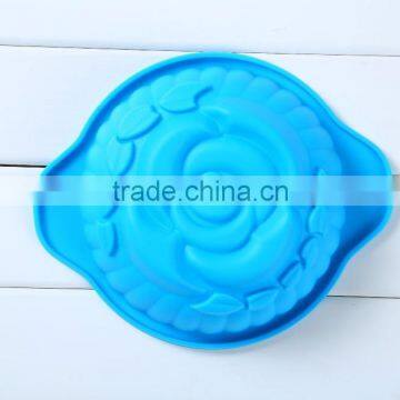 Flower Mould Cake Pan Bread Pizza Baking Tray Silicone Mold photo-3