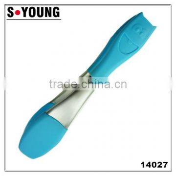 14006 New Shape Barbecue Grill Tongs Silicone Kitchen Serving Locking Food Tong photo-6