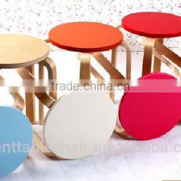High Quality Children Stool Bentwood Children Chair and Stool photo-3