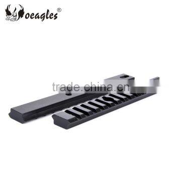 Oeagles D002 Picatinny Rail 21mm Rail for Rilfe Flashlight Scope Mount Weaver,1 Pair photo-2