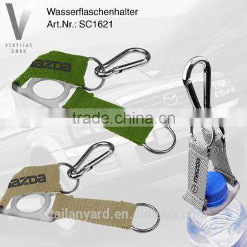 bottle holder strap with carabiner