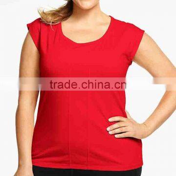 Plus Size Wholesale T-shirts with Short Sleeve Plain T-shirts Wholesale Custom Made in China Online Shopping