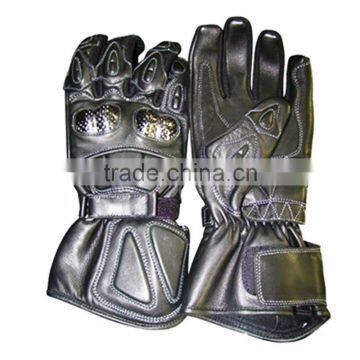 Black Color Motorbike Fully protective winter Gloves