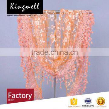 Custom-made Digital Printing Polyester Lace Scarf