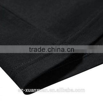 2016 Wholesale Summer Black Slim Printing O-neck Men T-shirt