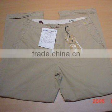 high quality mens twill pant