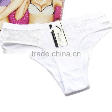 Sexy Hot Teen Girls Briefs Breathable Cotton Lady Panties Solid Colors Underwear photo-5