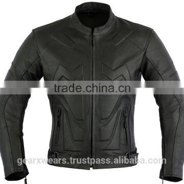 Mens Leather Motorbike Jacket