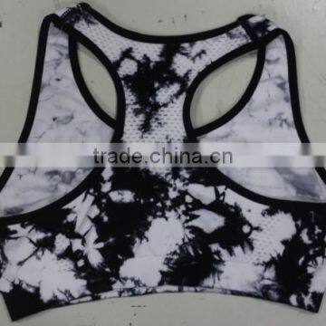 Young Girl's Tie Dye Yoga Sports Seamless Bra photo-2