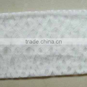 Fashion 100%cotton Popular Lady Geometrical Cotton White Lace Scarf photo-4