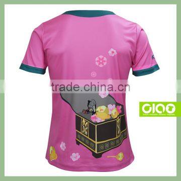 Custom Design Polyester T-shirt Sublimation With 3D Printing for Sports Jersey photo-6