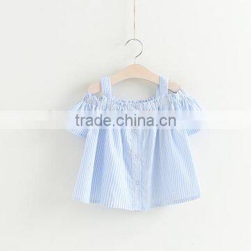 Girls Striped Shirt Parental Clothing 2017 Summer New Children's Clothing Baby Leopard Shirt Mothers Shirt photo-2