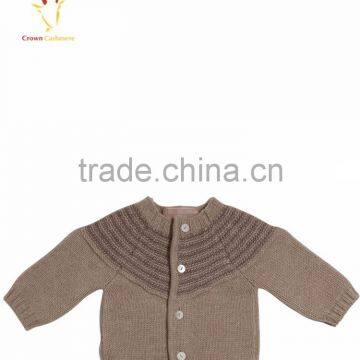 Cashmere Wool Knitting Pattern Children Cardigan photo-2