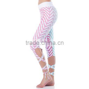 2017 New Fashion Women Sport Legging Sexy Yoga Print Wholesale photo-3
