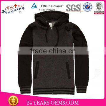 Custom 100% cotton hoodie/sleeveless hoodie t shirt