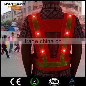 Led lighting industrial work wear uniform for construction builders