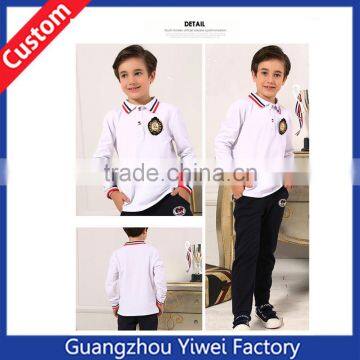 100% cotton custom school polo shirt ,school uniform polo shirt