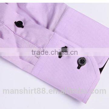 Double Collar Men Shirt Dress Shirt Causal Shirt Special Cuff 2017 photo-3