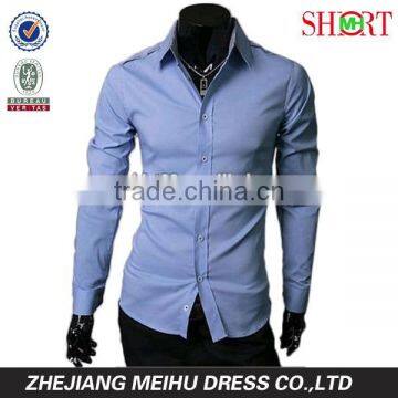 Slim fit style 100% Organic Cotton Light blue Shirt for men