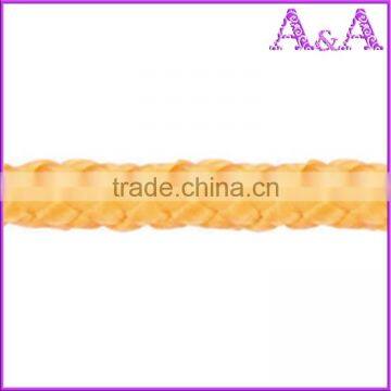 2017 Latest 4mm - 64mm 3-strand Twist Floating Yellow Color Synthetic Polypropylene PP Rope for Electricity photo-3