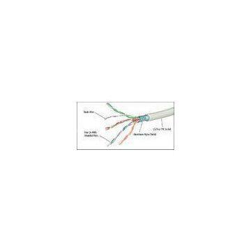 RJ45 26AWG Shield / FTP Cat5e Network Cable Grey PVC / LSZH Jacket