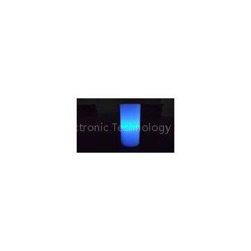 3V remote controlled flickering blue light Electric led candle with timer