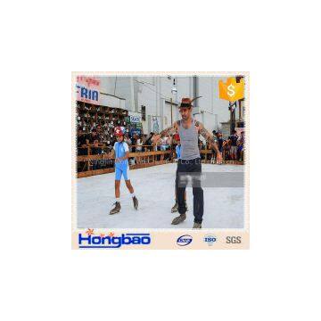 customized hot sale mobile ice rink/hockey ice floor/china synthetic ice