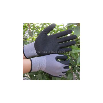 spandex sandy nitrile glove