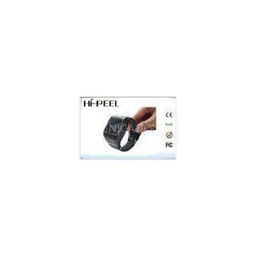 Black SIM Card GSM Wrist Watch Phone , Kids Cell Phone Watch