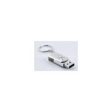 OEM Micro Opener Shape Laser Engraved USB Flash Memory 16GB , Silver