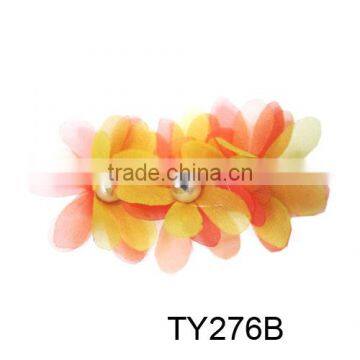 Wholesale chiffon shoe flowers for show decoration 2014