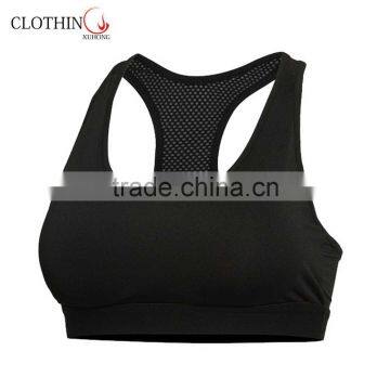 Summer customize multi color spandex and polyester sports bra