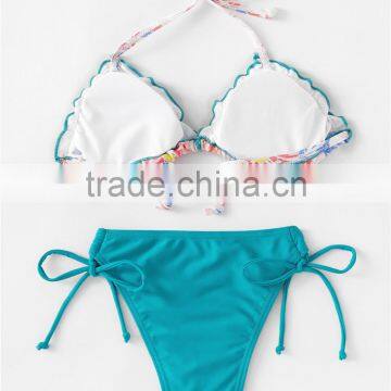 Woman Bikini Push Up Padded Bra Brazilian Bikini Manufacturer Beach Wear photo-2