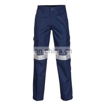 Hot sale 100%cotton drill men's Durable 6 Pocket Cargo Pants