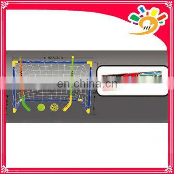 Hot sale Multifunction sport toys 2 in 1 football goal + hockey game