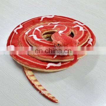 Lifelike hot sale custom snake type wild animal plus toys