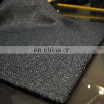 herringbone wool blend fabric for man fabric