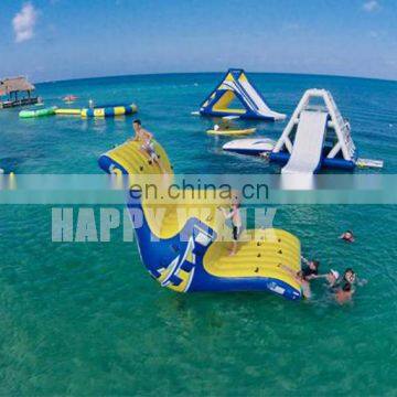 Amazing inflatable water seesaw for kids ,floating inflatable water toys,giant inflatable water toys