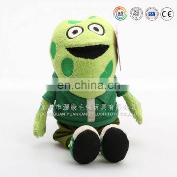 Plush toad toy cute soft bufonid toy for kids