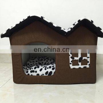 Brown Coffee Protable Pet Cat Dog Bed Mat Nest for Small Alimals photo-2