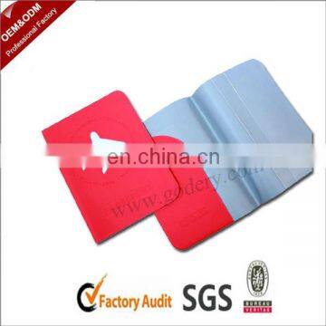 Red waterproof passport holder