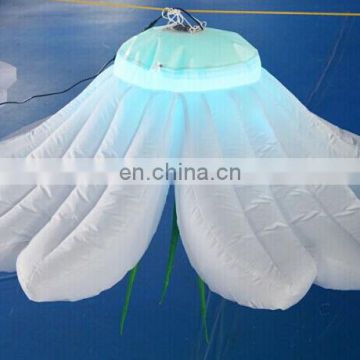 Fashional wedding stage decoration/ led inflatable flower/wedding decoration