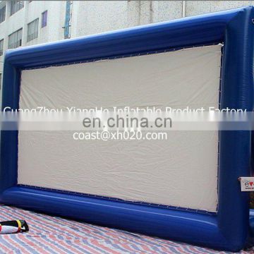 Hot saler indoor or outdoor commercial grade vinyl tarpaulin mini inflatable projector screen SC12