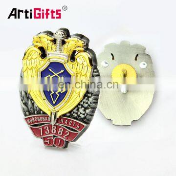 Customized design metal enamel badges/pins