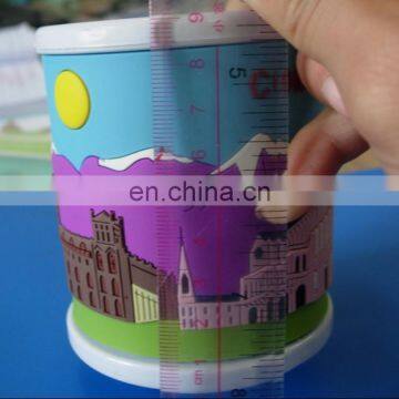 Holiday gifts pvc custom cartoon cup