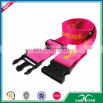 2016 no minimum order elastic polyester fasten luggage rope belt